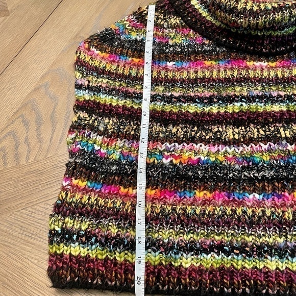 ANTHROPOLOGIE Piera Knit Turtleneck Poncho Sweater - Picture 7 of 12